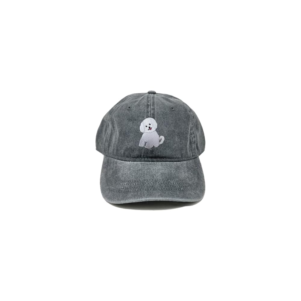 Bichon Frise Dog Embroidered Baseball Cap