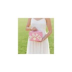 Personalized Cosmetic Case Makeup Bag Sewn on Chenille Patches Vanity Case with Handle Custom Nylon Pouch Case Toiletry Bag Bridesmaid Gifts