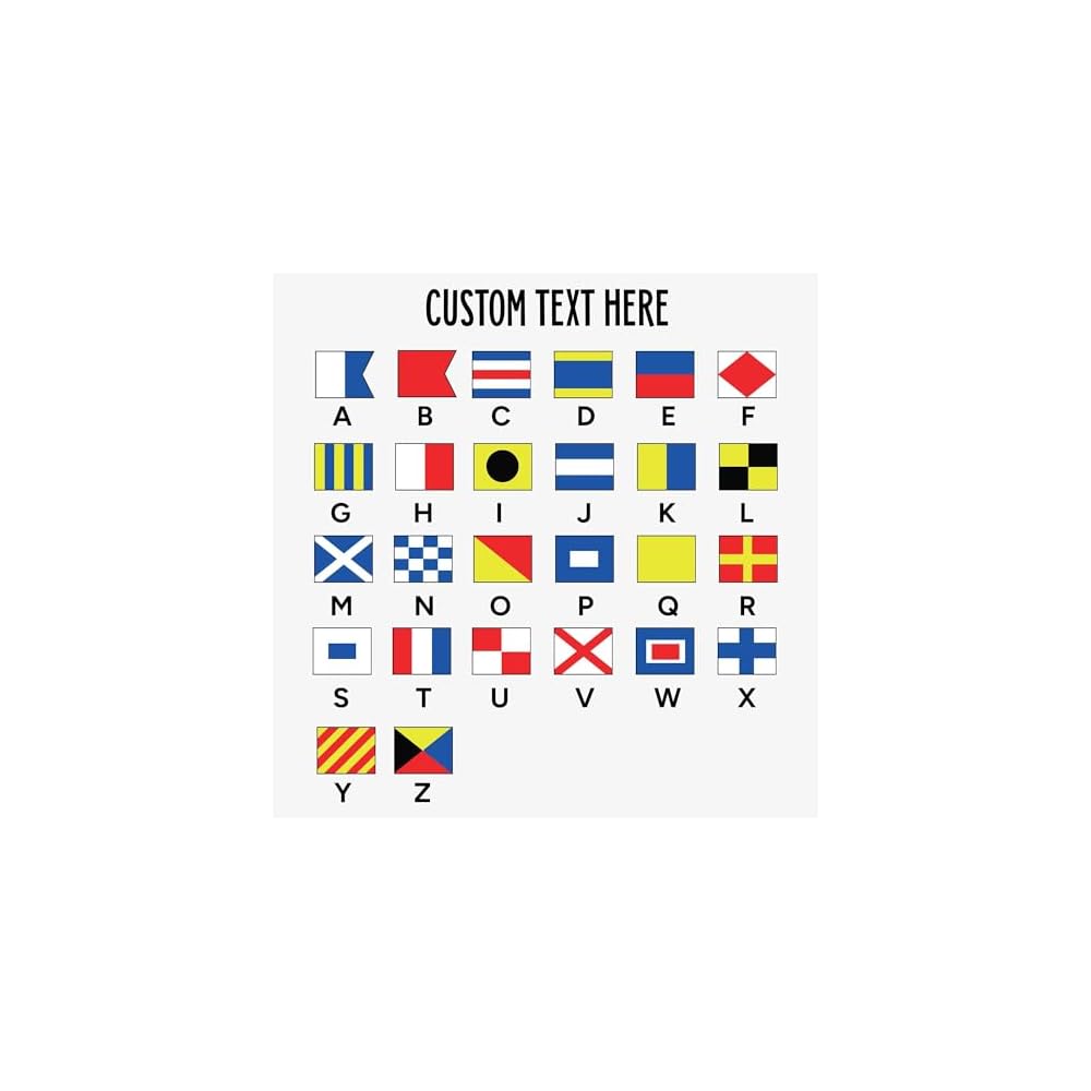 Personalized Name in Nautical Flags Shirt – Custom Maritime Signal Flag T-Shirt, Captain Nautical Flag Shirt for Sailors & Boat Lovers