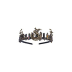 Black Fairy Crystal Crown - Elf Raw Quartz Tiara Forest Witch Crown