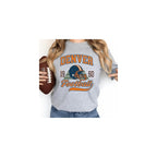 Daytee Denver Game Day Sweatshirt, Classic Distressed Sports Aesthetic Cozy Fan Apparel