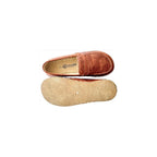 Grounding Shoes For Women, Barefoot Leather Shoes,Earthing With Copper Rivet, Wide Toe Box, Minimalistic Shoes, Gifts For Him | Crazy Brown