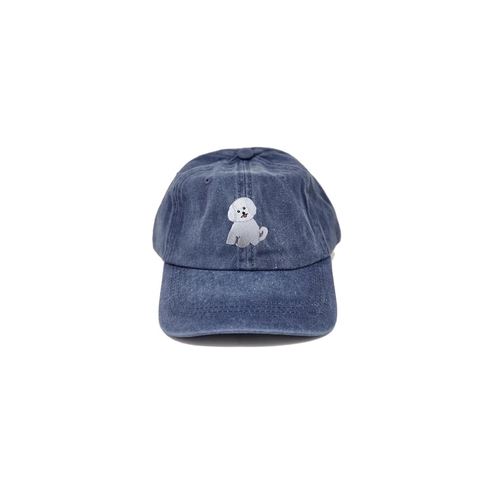 Bichon Frise Dog Embroidered Baseball Cap