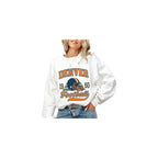 Daytee Denver Game Day Sweatshirt, Classic Distressed Sports Aesthetic Cozy Fan Apparel